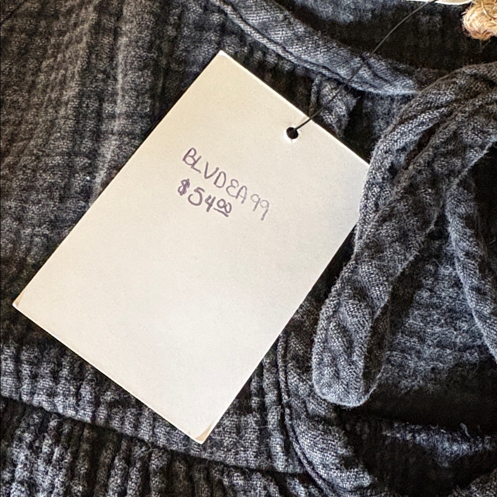 Easel charcoal midi dress size medium NWT - Picture 4 of 5